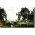 thumbnail image 1 of Ceramic Tile Mural-Thomas Moran Landscapes Painting 579. 30" w x 18" h using (15) 6 x 6 ceramic tiles, 1 of 3