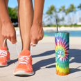 thumbnail image 4 of Colorful Rainbow 20 Oz Insulated Stainless Steel - Double Wall Vacuum Insulated Tumbler- Birthday Gifts for Mom Sister Friends Women, 4 of 7