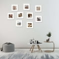 thumbnail image 2 of Golden State Art 12x12 Gallery Wall Frames Set with Mat for 8x8, White, 9-Pack, 2 of 9