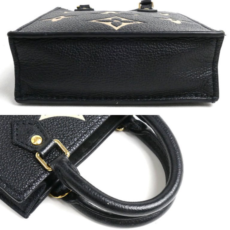 Pre-Owned LOUIS VUITTON Louis Vuitton Petite Sac Plat 2-Way  Louis Vuitton Petite Sac Plat 2-Way Shoulder Bag Monogram Empreinte Noir main image 0