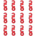 thumbnail image 1 of 12Pcs Rope Tensioner Aluminum Alloy Camping Tensioner Hook Rope Adjuster Durable Non-Slip, 1 of 5
