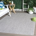 thumbnail image 2 of Safavieh Courtyard Finnian Solid Indoor/Outdoor Area Rug, Gray/Navy, 4' x 5'7", 2 of 17