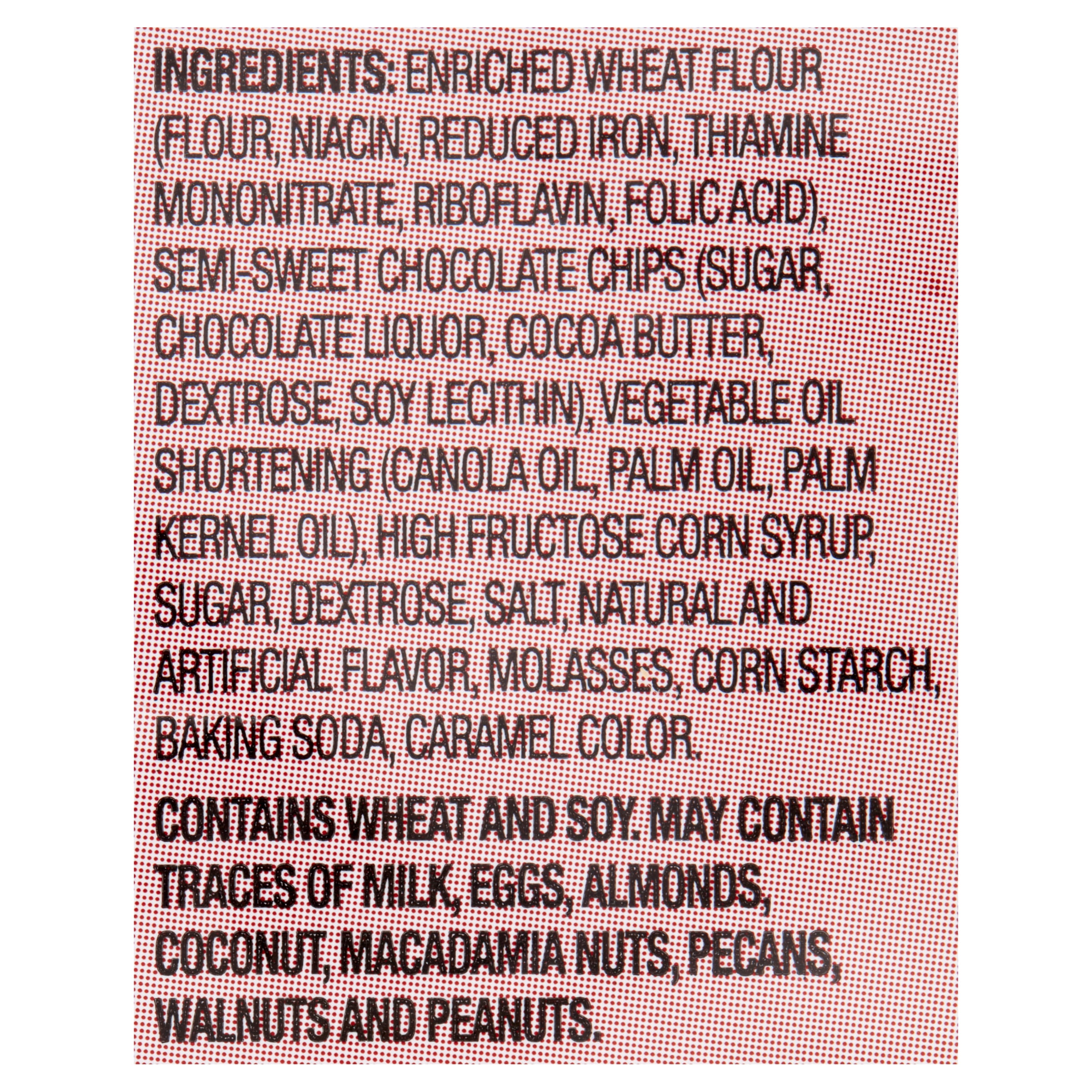 Great Value Chocolate Chip Chewy Cookies, 13 oz