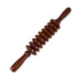 thumbnail image 1 of keepw Massage Rouleau Bois Corps Masseur Bâton Arbre de Roue Salon Spa Taille Muscle Relaxation Fournitures Femmes Rouge, 1 of 6