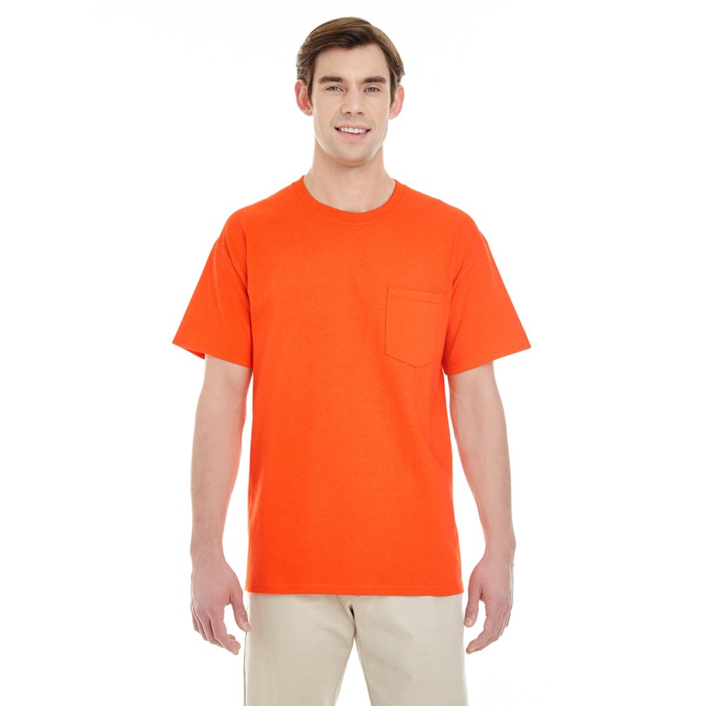orange pocket t shirt