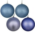 thumbnail image 1 of Vickerman N590629 2.4 in. Periwinkle Assorted Ball Ornament  24 per Box, 1 of 1