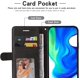 thumbnail image 2 of Funda negra para iPhone 7 Plus/iPhone 8 Plus, funda tipo billetera de cuero sintético para iPhone 7 Plus/iPhone 8 Plus, funda protectora a prueba de golpes con ranura para tarjetas, 2 of 5