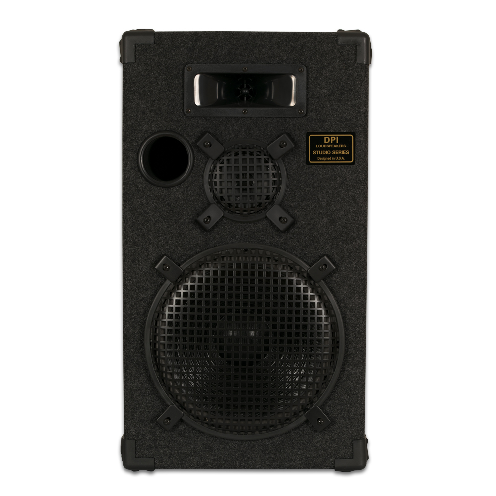 GOLDWOOD DPI-1200C/8 Passive 12" Speaker Pair 3-Way PA DJ Karaoke Home - image 2 of 4