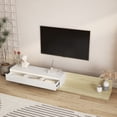 thumbnail image 5 of Aukfa Extendable LED TV Stand for TVs up to 75" W/16-Color Lights for Living Room & Bedroom,White, 5 of 6