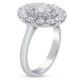 thumbnail image 3 of Double Halo Oval Cut Lab Grown Diamond Engagement Ring O30, 3 of 5