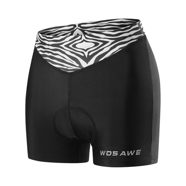 Pantalones cortos de ciclismo Sunnimix con Almohadilla de Gel Grueso 3D para mujer transpirable Blanco XL