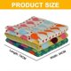 thumbnail image 4 of Bath Towels - Cotton, 3-Pack,Towels for Bathroom 13.4 x 29 Inches Extra Large Bath Towels,Green+Yellow+Beige, 4 of 5