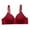 Wine, variant on Qetyuw Bras for Women Plus Size Support T-shirt Bras Cotton Padded Bralettes Cozy Daily Full Figure Bras