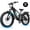 Black, variant on ESKUTE Electric Bike for Adults, 1500W Peak Motor, 32MPH, 48V 20.8Ah Battery, Up to 80-Mile Range, 26"x4.0" Fat Tires, Full Suspension, 8-Speed Purple