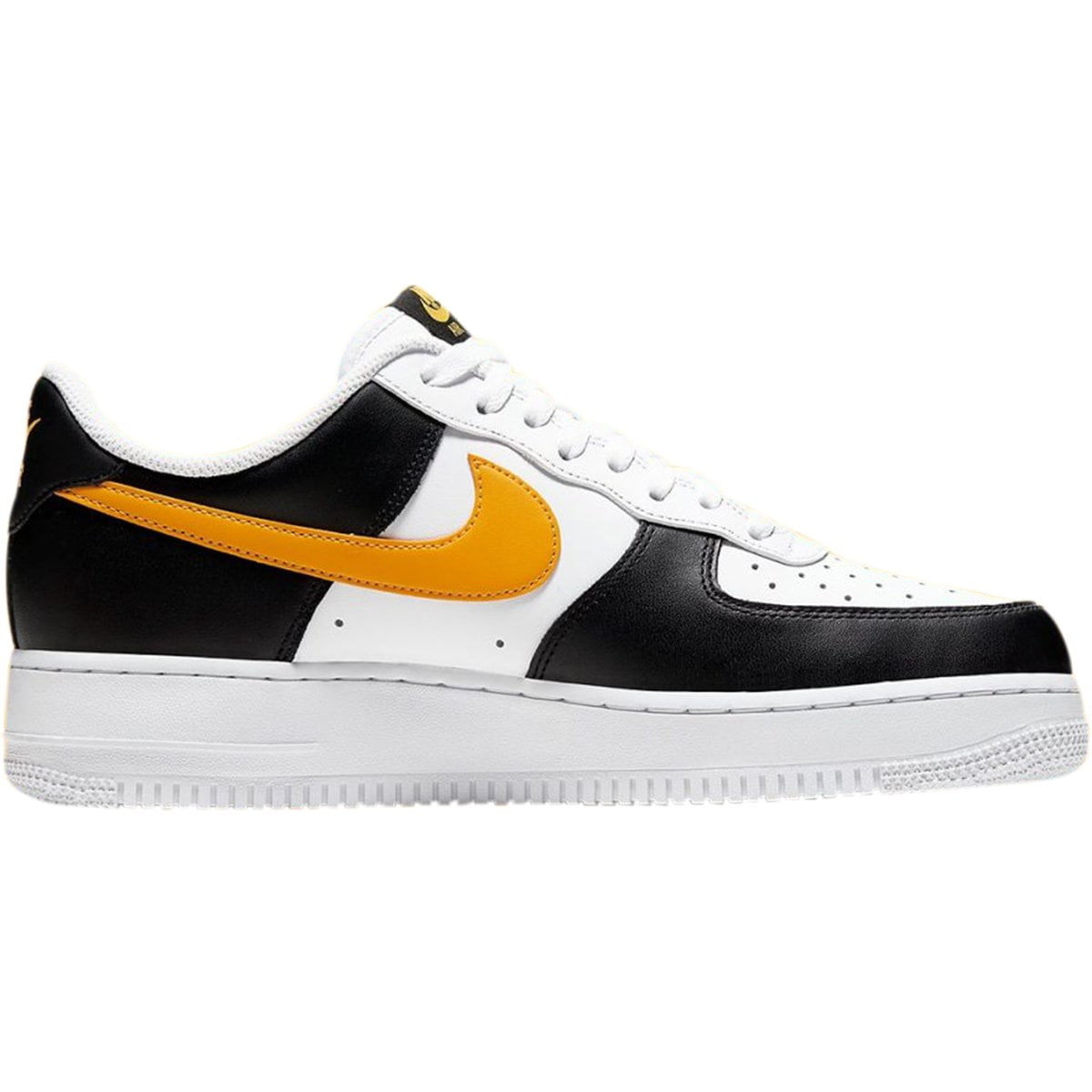 Nike Air Force 1 Low â€œTaxiâ€ Basketball Shoe Black/University Gold-White  (11) 