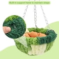 thumbnail image 4 of Bird Nest Bed Parrot Hanging Swing Hammock Bird Cage House for Budgies Parakeets Cockatiels Lovebirds Conures (Green), 4 of 13