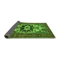 thumbnail image 2 of Ahgly Company Indoor Round Oriental Green Industrial Area Rugs, 4' Round, 2 of 4