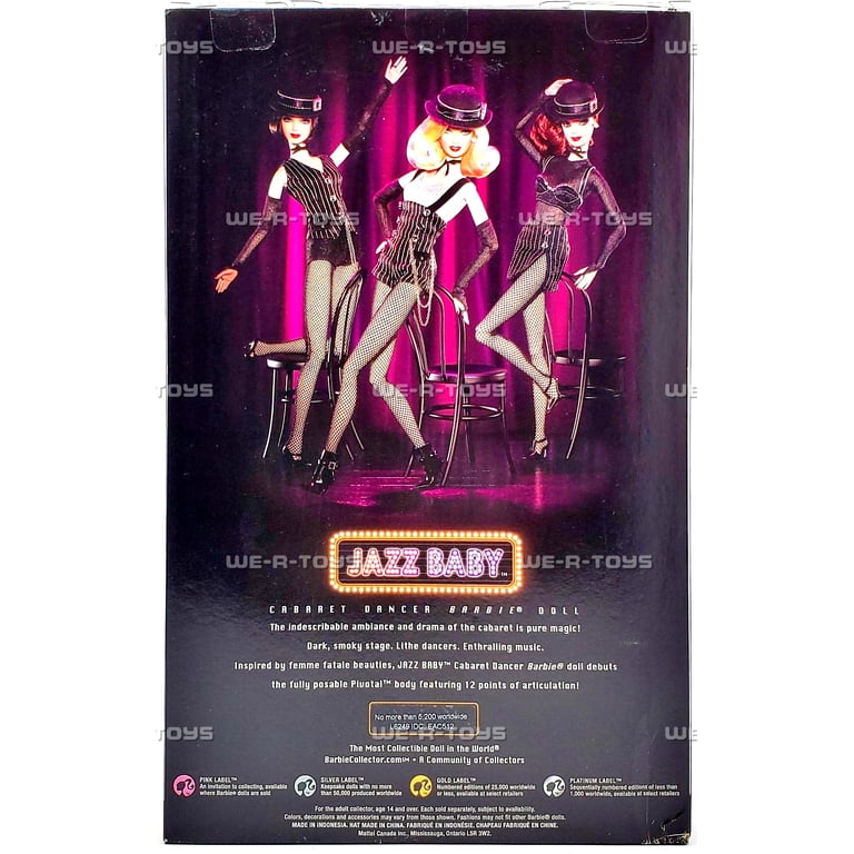 バービー barbe Barbie Jazz Baby Cabaret Dancer Blonde 2007 Mattel L6249 - Walmart.com