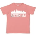 thumbnail image 3 of Inktastic Boston Massachussetts Skyline Boys or Girls Toddler T-Shirt, 3 of 5