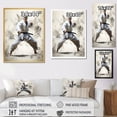 thumbnail image 4 of Designart "Serenity in Action The Martial Artistry I" Portrait Floater Framed Canvas Wall Art, 4 of 7
