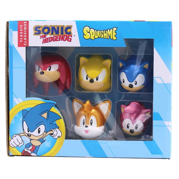 Caja de coleccionista SquishMe Serie 1 de Sonic The Hedgehog, paquete de 5