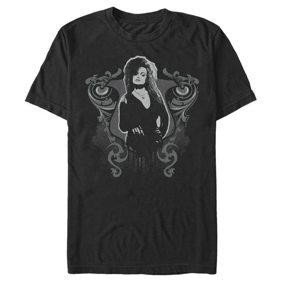 Men's Harry Potter Bellatrix Evil Eye  Graphic Tee Black Medium
