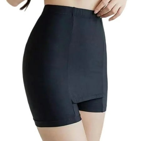 Wdfiry Women s High Waist Boyshorts Underwear Seamless Comfort Solid Color Tummy Control Boxer Briefs Stretchy Slim-fitting Hip Lift Panty