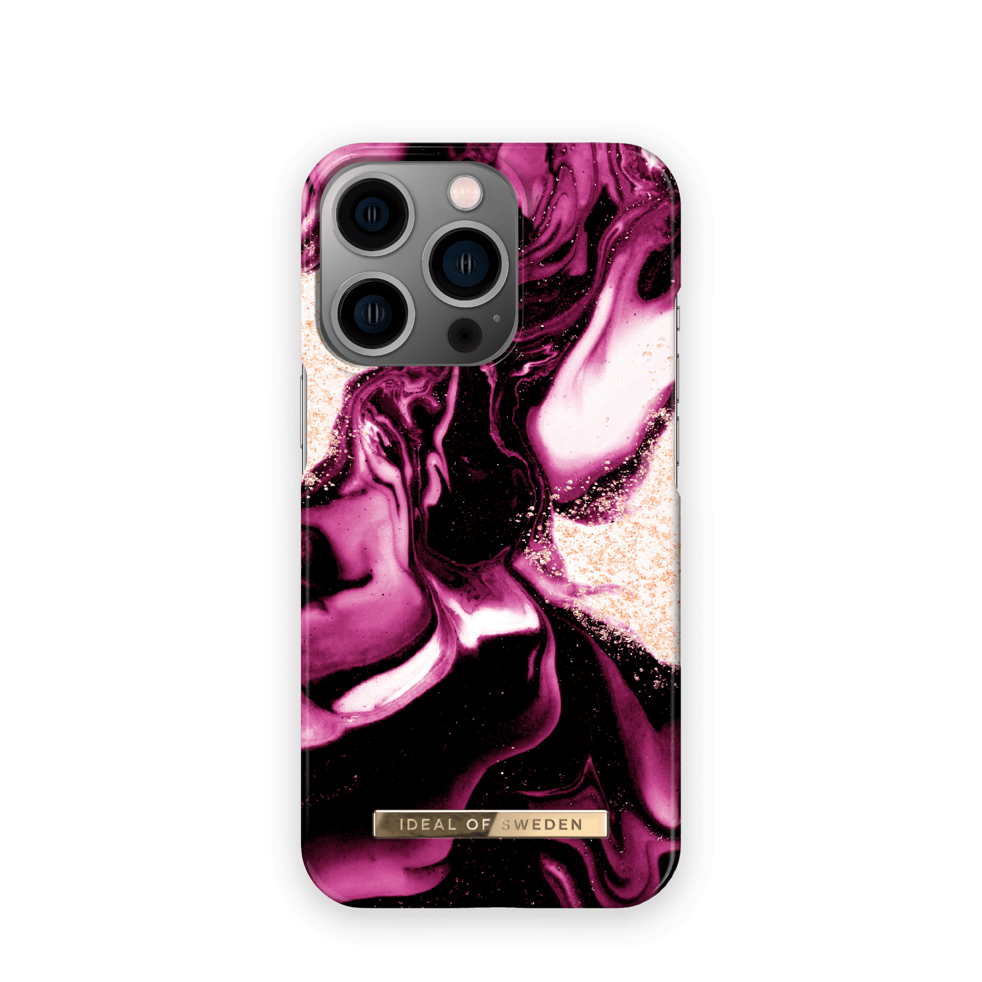 Iphone 13 Ideal Of Sweden Phone Case IDeal Of Sweden Phone Case For IPhone 13 Pro Golden Ruby Marble 