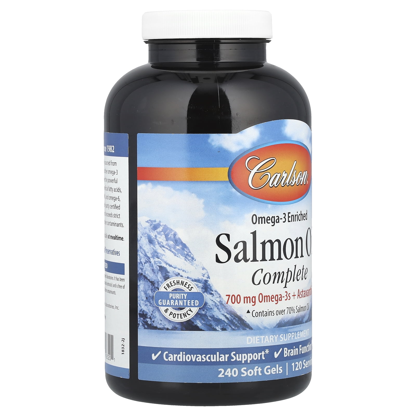 Carlson Labs - Norwegian Salmon Oil 1250 mg. - 240 Softgels
