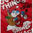 thumbnail image 5 of Santa Papa Smurf Christmas Presents Toddler Boy Girl T Shirt Infant Toddler Brisco Brands 18M, 5 of 6