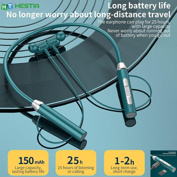 G07 Three Dimensional Neck Hanging Earphone Pluggable Card Magnetic Absorbing Life Grade Waterproof Bluetooth Compatible Sports Headset Walmart Com