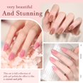 thumbnail image 4 of Set de esmaltes de uñas SHOYUM Jelly Nude Gel, 24 unidades, con capa superior y base, 4 of 7