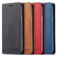 thumbnail image 7 of Premium PU Leather Flip Folio Case for iPhone 11, Protective Case with Kickstand Card Slot Holder Hidden Magnetic Closure Shockproof Wallet Cover for iPhone 11 6.1 inch - Blue, 7 of 7