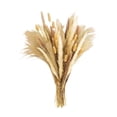 thumbnail image 2 of Decoración de pasto pampa falso con colas de conejo, 38-43 cm, beige, tallos de seda y metal, centro de mesa boho para bodas y hogar, paquete de 1, 2 of 6