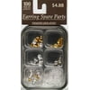Zebra Print Tin Earring Backs