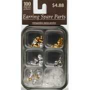 Zebra Print Tin Earring Backs