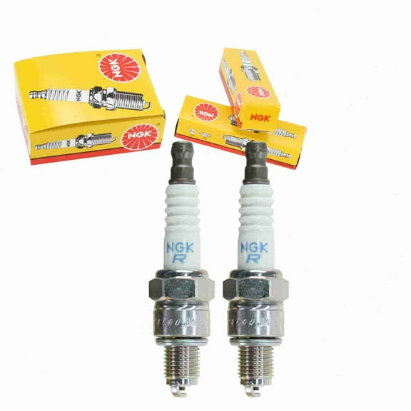 2 pc NGK 6535 Standard Spark Plugs for 065-01408-60 0H8096 4194 6050 808 98056-55777 TY26711 U16FS-UB U16FSRUB Z9Y Ignition Wire Secondary