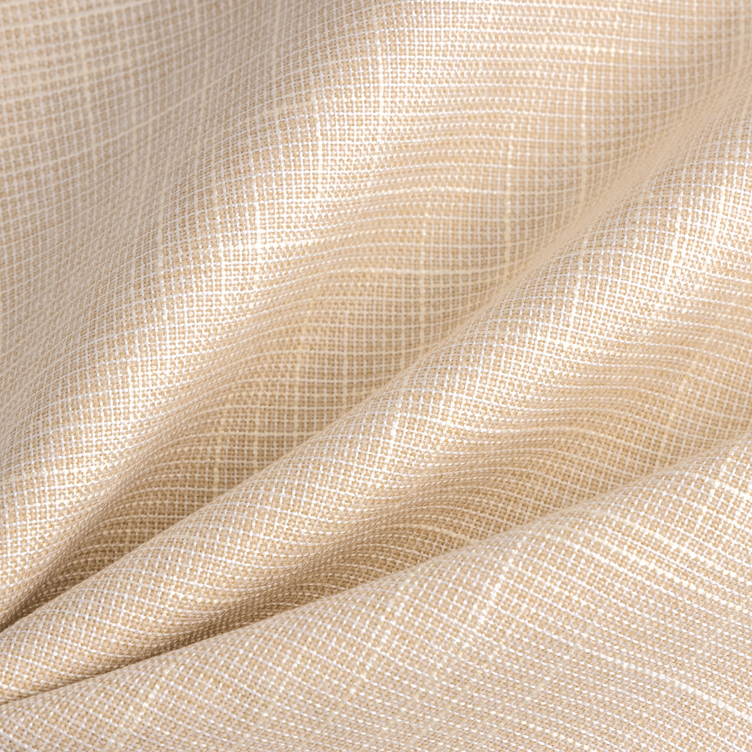 Phantoscope Soft Textured Linen Burlap Series Decorative Throw Pillow, 22" x 22", Off White, 2 Pack