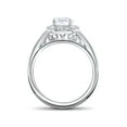 thumbnail image 2 of 1 ct Diamond Madelyn Halo Engagement Ring Setting & Matching Eternity Ring, 2 of 4