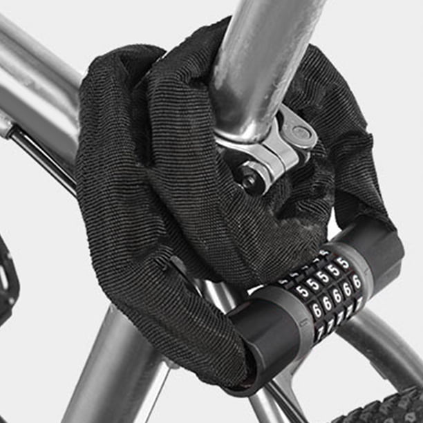 2 Antivols à Code 5 Chiffres Pour Vélo – Chaîne 90 Cm X 4.5mm – Alliage Zinc Et Acier – Protection Anti-coupure Et Anti-rayures