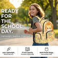 thumbnail image 4 of Yspwyqan Backpack Set With Lunch Box Pencil Case Kids, Lightweight Cute Lion Large Capacity School Backpack Set with Adjustable Straps for Elementary Middle School, 4 of 7