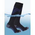 thumbnail image 2 of RANDY SUN Waterproof Men Socks, Lightweight Breathable Knee High Socks Warm Cushioned Quarter Hiking Trekking Socks 1 Pair X-Small Black-Blue, 2 of 6