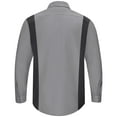 thumbnail image 2 of Workwear Outfitters Men's Long Sleeve Perform Plus Shop Shirt w/ Oilblok Tech Grey/Charcoal, 5XL, 2 of 5