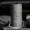 thumbnail image 3 of 20oz Black and Tan Leopard Print Skinny Tumblers Stainless Steel Tumbler with Lid and Straw,Vacuum Insulated Double Wall Travel Tumbler Cups with Cleaning Brush for Coffee,Tea, 3 of 6