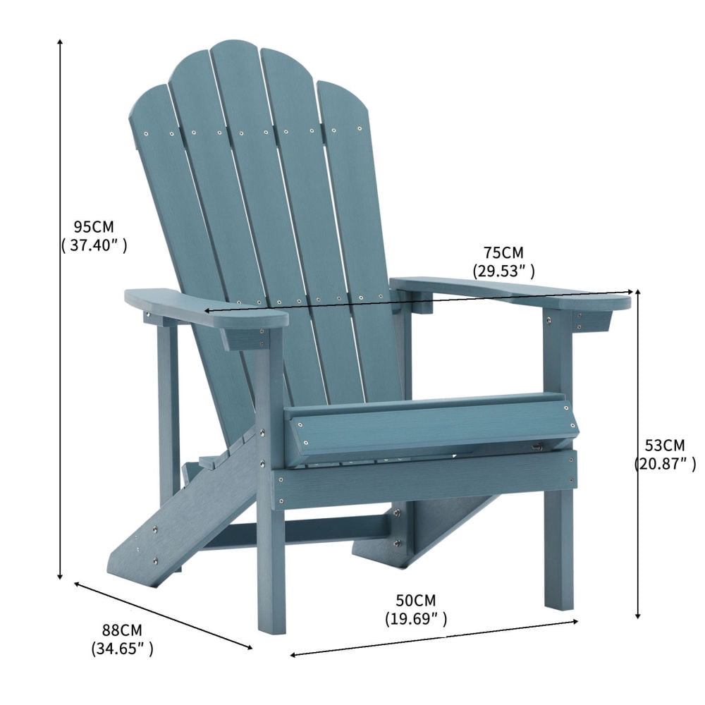 Kepooman Home Weather Resistant Seating for Garden Patio Backyard, Light Blue Kepooman Home Weather Resistant Seating for Garden Patio Backyard, Light Blue