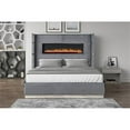 thumbnail image 3 of Lizelle Upholstery Queen 5 Pc Bedroom Set made with wood in Gray, 3 of 17