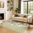 thumbnail image 7 of Addison Rugs Mayfield Premium Machine Washable Transitional Holiday Aloe Rectangle Rug, 3' x 5', 7 of 7