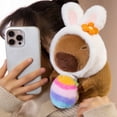 thumbnail image 6 of Creative Bunny Plush Toy Easter Capybara Cos Rabbit Stuffed Animal Doll Fun Gift ( Hat Can Be Removed!), 6 of 10