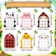 thumbnail image 2 of Juego de mesa estratégico Farm Party Favors Tic Tac Toe, paquete de 12, 2 of 7