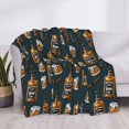 thumbnail image 3 of Fuzoiu Cigar Print Flannel Blanket,Throw Blanket,Flannel Home Decor,Fleece Bed Blankets,Cozy Soft Blanket for Bed, Sofa, Camping, and Travel-60"x50", 3 of 6